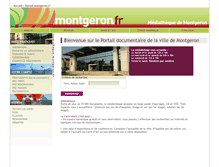 Tablet Screenshot of mediatheque.montgeron.fr